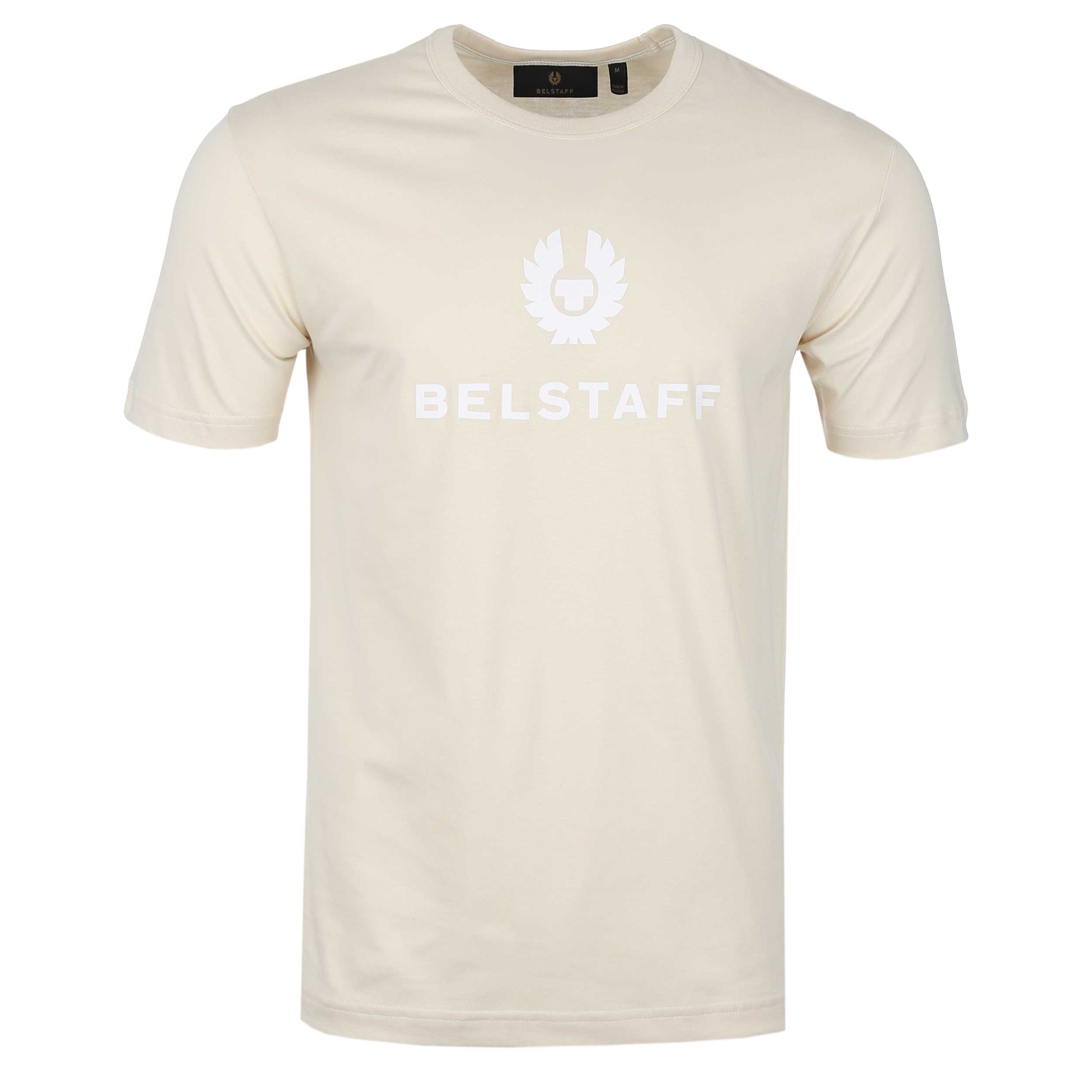 Belstaff Signature T Shirt in Moonbeam Belstaff Signature T Shirt in Moonbeam
