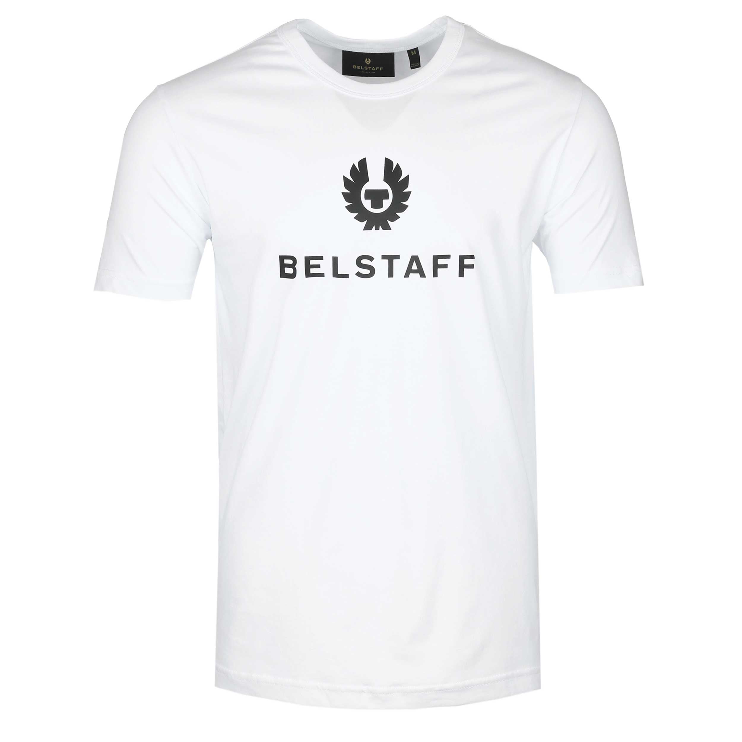 Belstaff Signature T Shirt in White Belstaff Signature T Shirt in White
