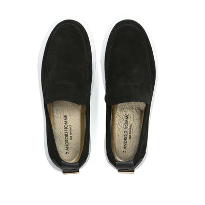 Android Homme Oversized Loafer in Black & White Birdseye