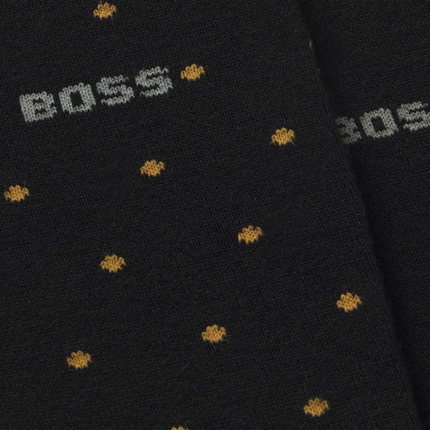 BOSS 2P RS Mini Dot VI Bambo Socks in Black Logo