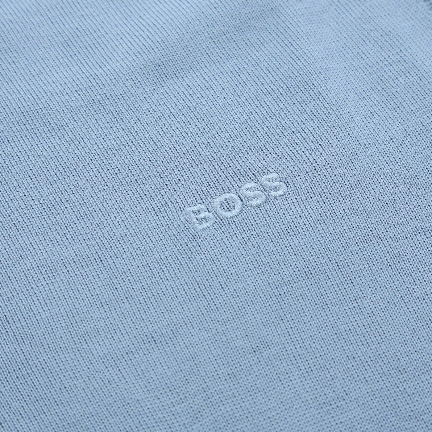 BOSS Avac M Knitwear in Open Blue Logo