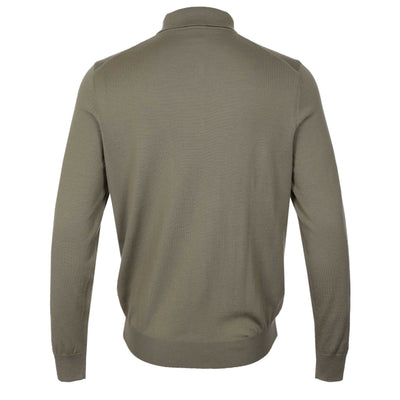 BOSS Bono L Knitwear in Open Brown Back