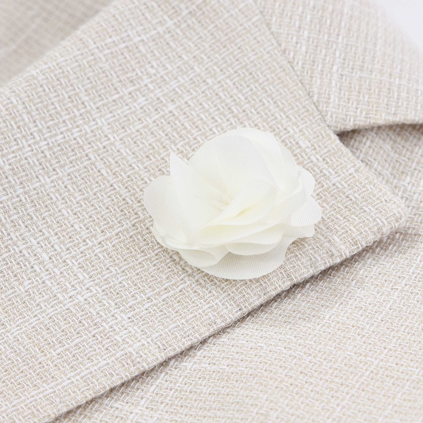 BOSS C Hanry 252 Jacket in Open White Lapel Badge