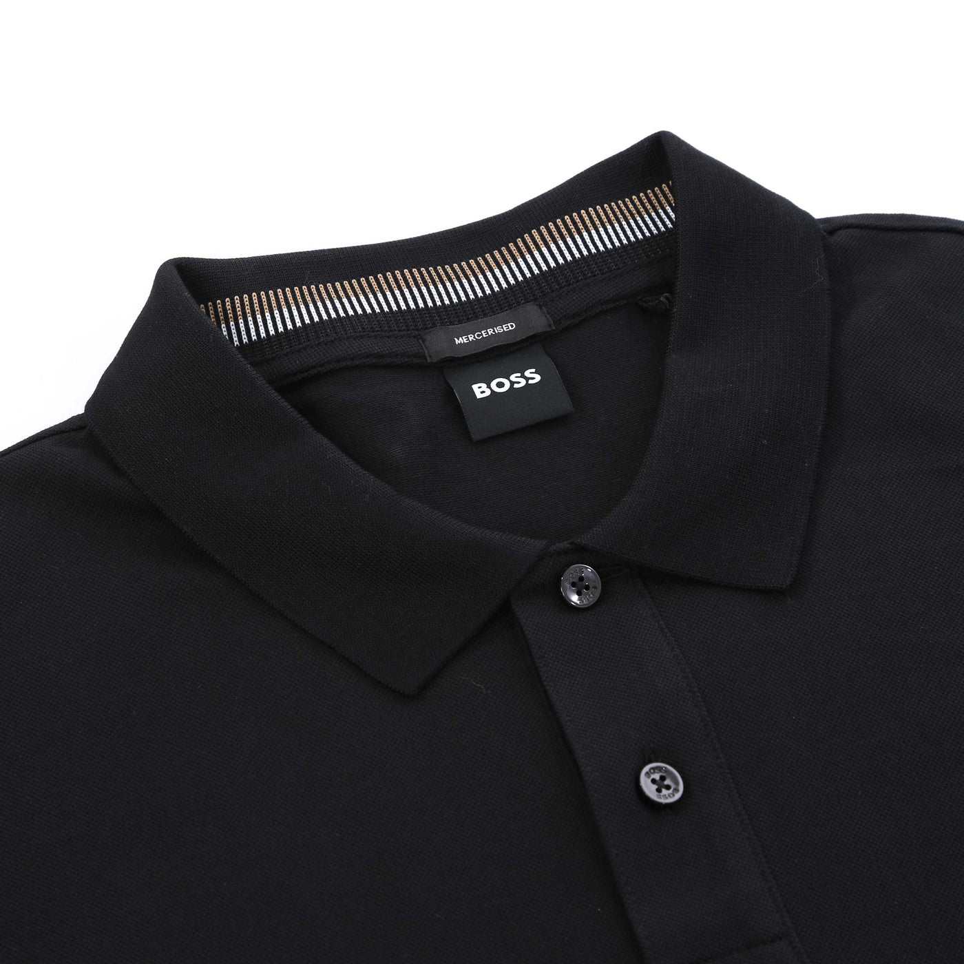 BOSS C Parlay 209 Polo Shirt in Black Placket