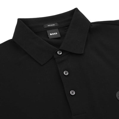 BOSS C Parris 01 Polo Shirt in Black Placket