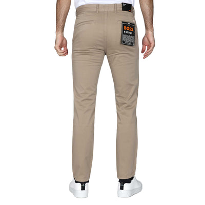 BOSS Chino Slim Chino in Open Brown Back