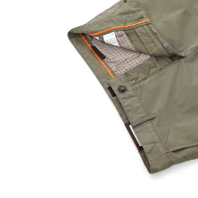 BOSS Chino Slim Shorts in Khaki Fly