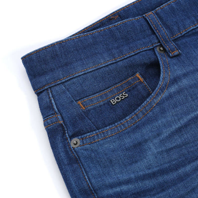 BOSS Delaware3-1 Jean in Blue Denim Pocket