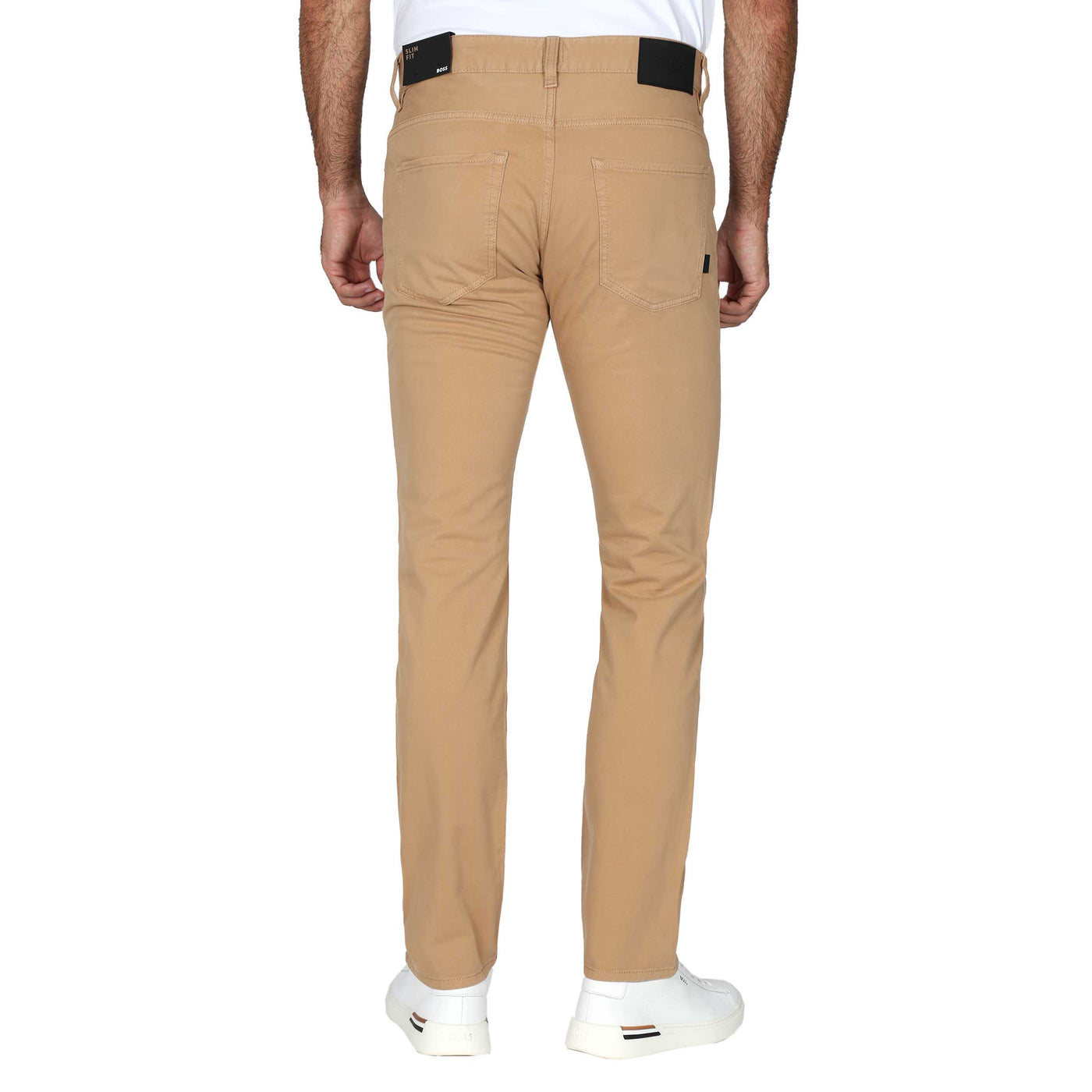 BOSS Delaware3 1 20 Jean in Medium Beige Back