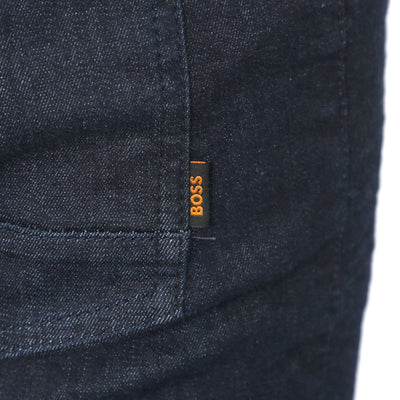 BOSS Delaware BC L P Jean in Dark Blue Denim Logo Tab