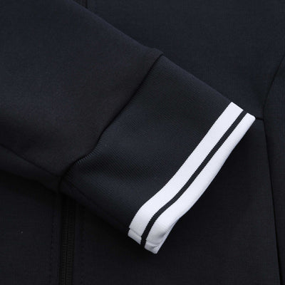 BOSS FZ Hoodie Zone Sweat Top in Dark Blue Cuff