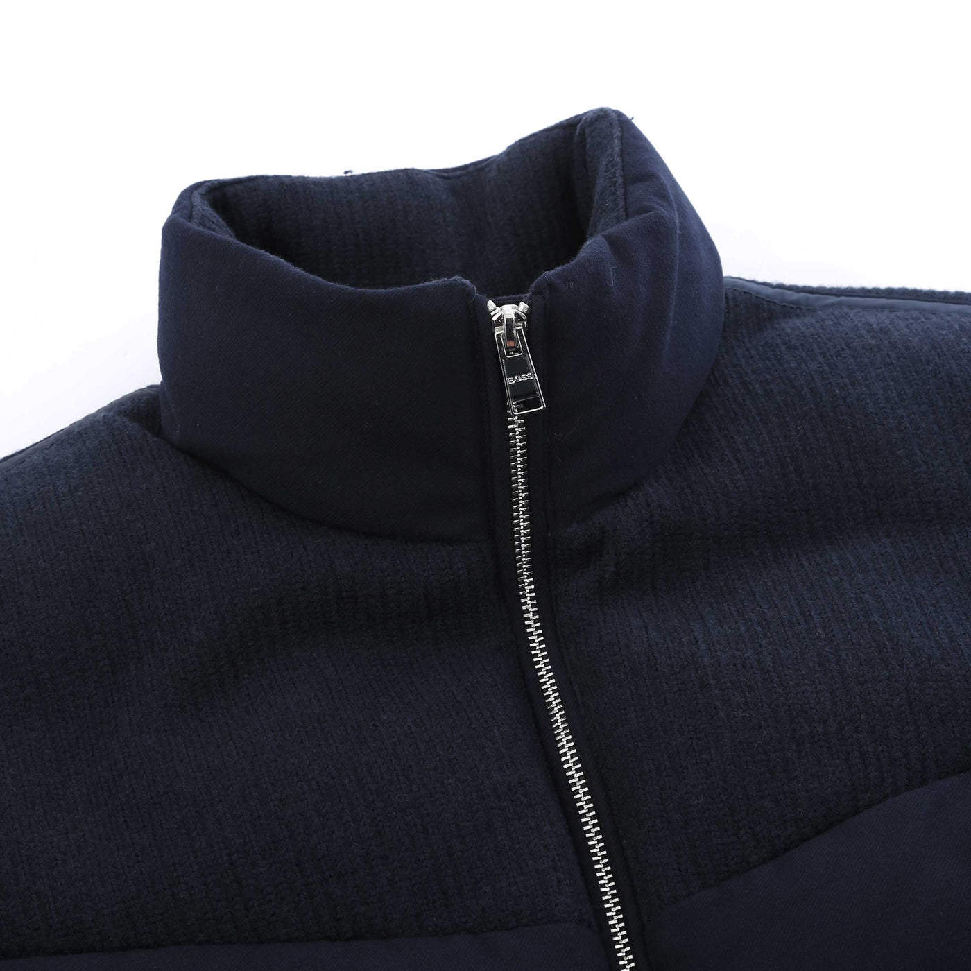 BOSS H Clanello Jacket in Navy Collar