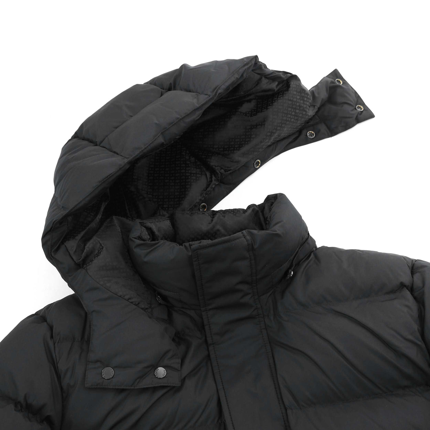 BOSS H Corbinian3 Jacket in Black Hood Detached