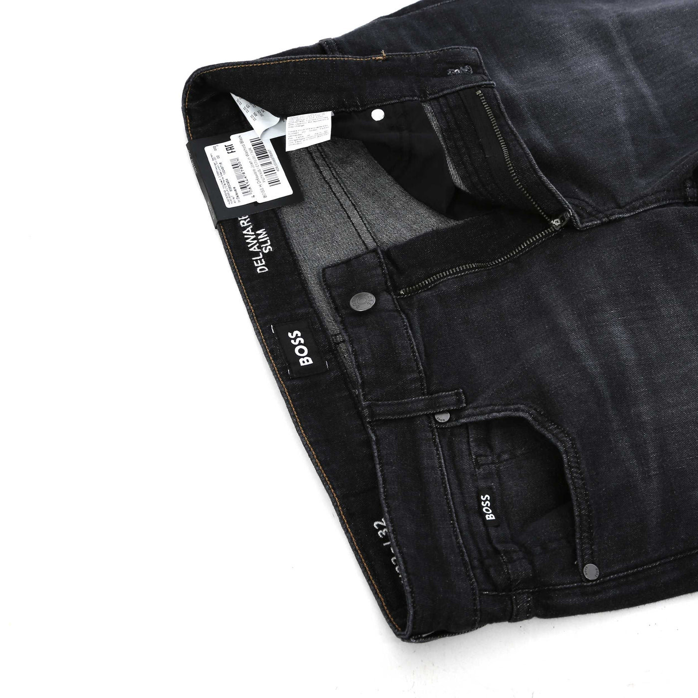 BOSS H Delaware Jean in Washed Black Fly