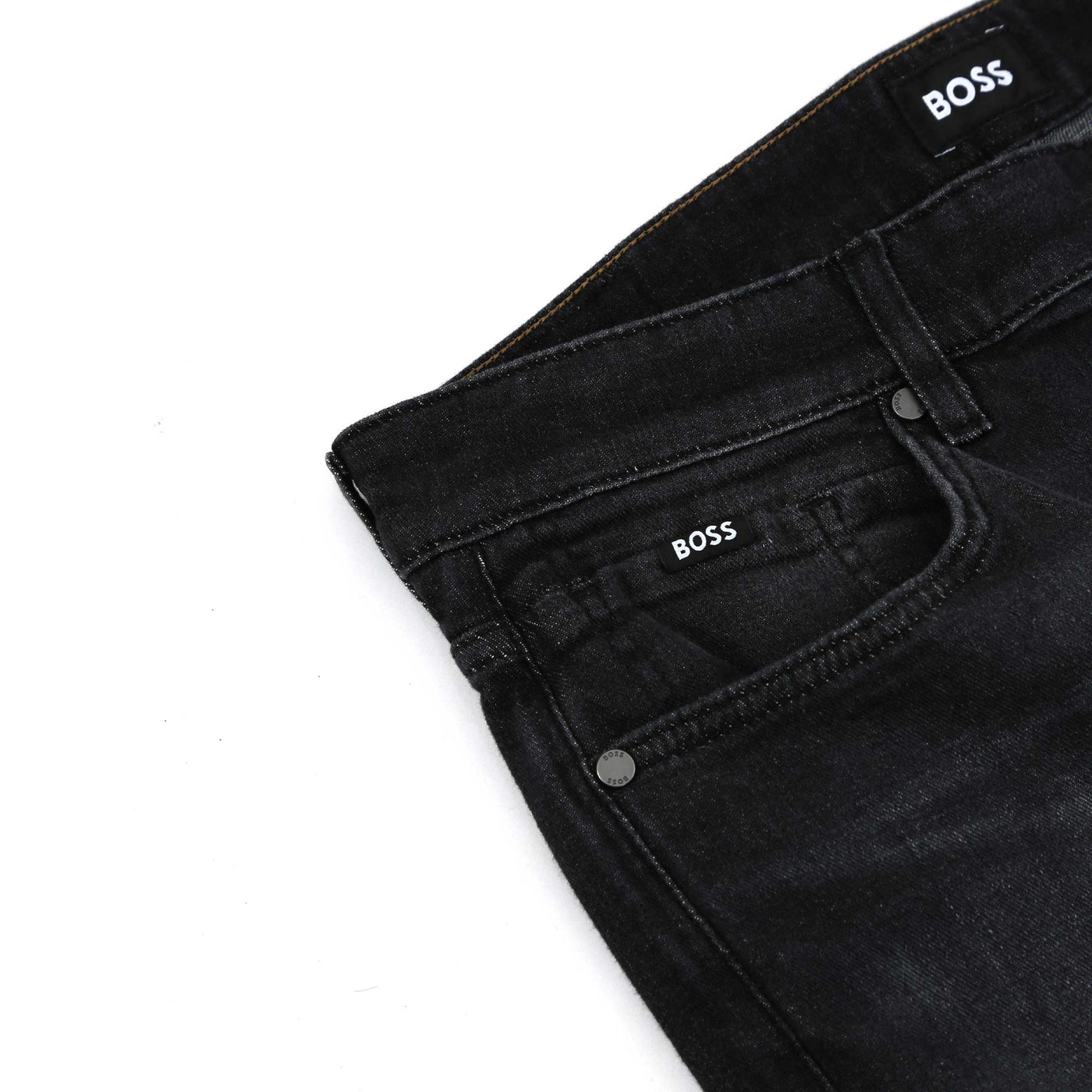 BOSS H Delaware Jean in Washed Black Pocket
