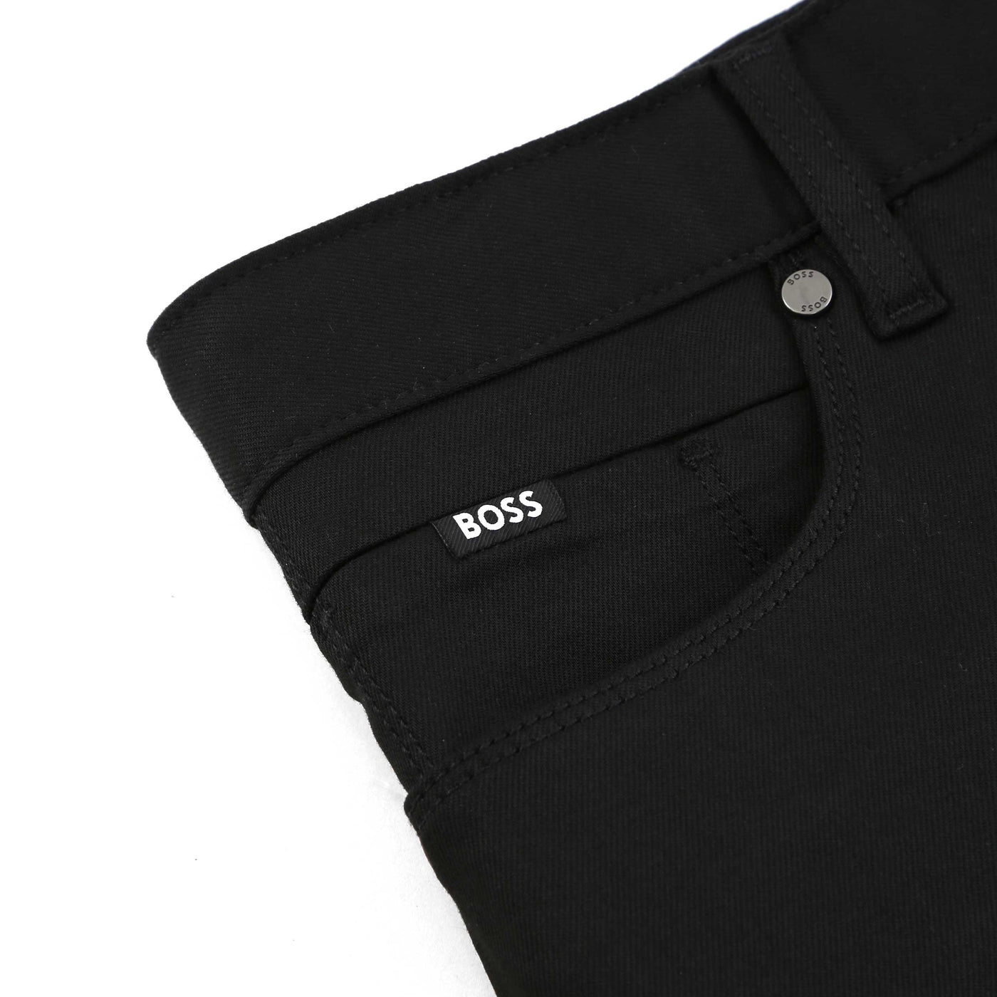 BOSS H Delaware NFS Jean in Black Logo