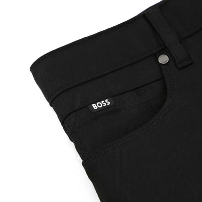BOSS H Delaware NFS Jean in Black Logo