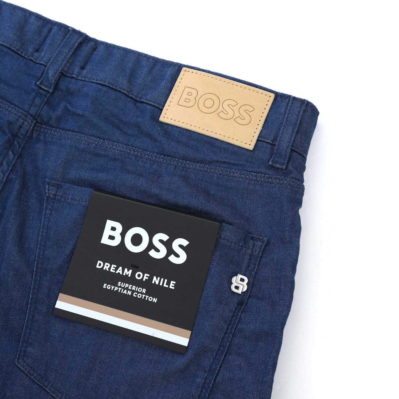 BOSS H Delaware NFS Jean in Blue Denim Logo