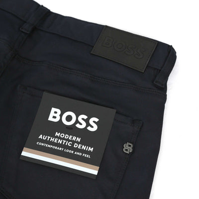 BOSS H Delaware NFS Jean in Navy Logo2