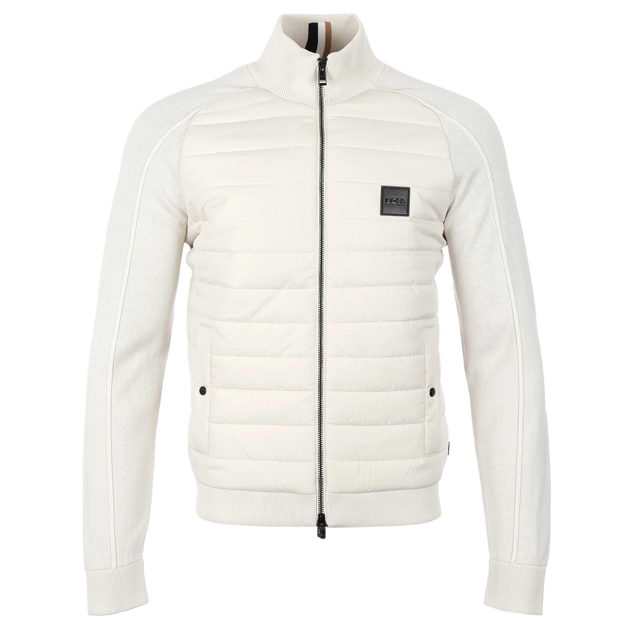 BOSS H Esfero Sweat Top in Open White