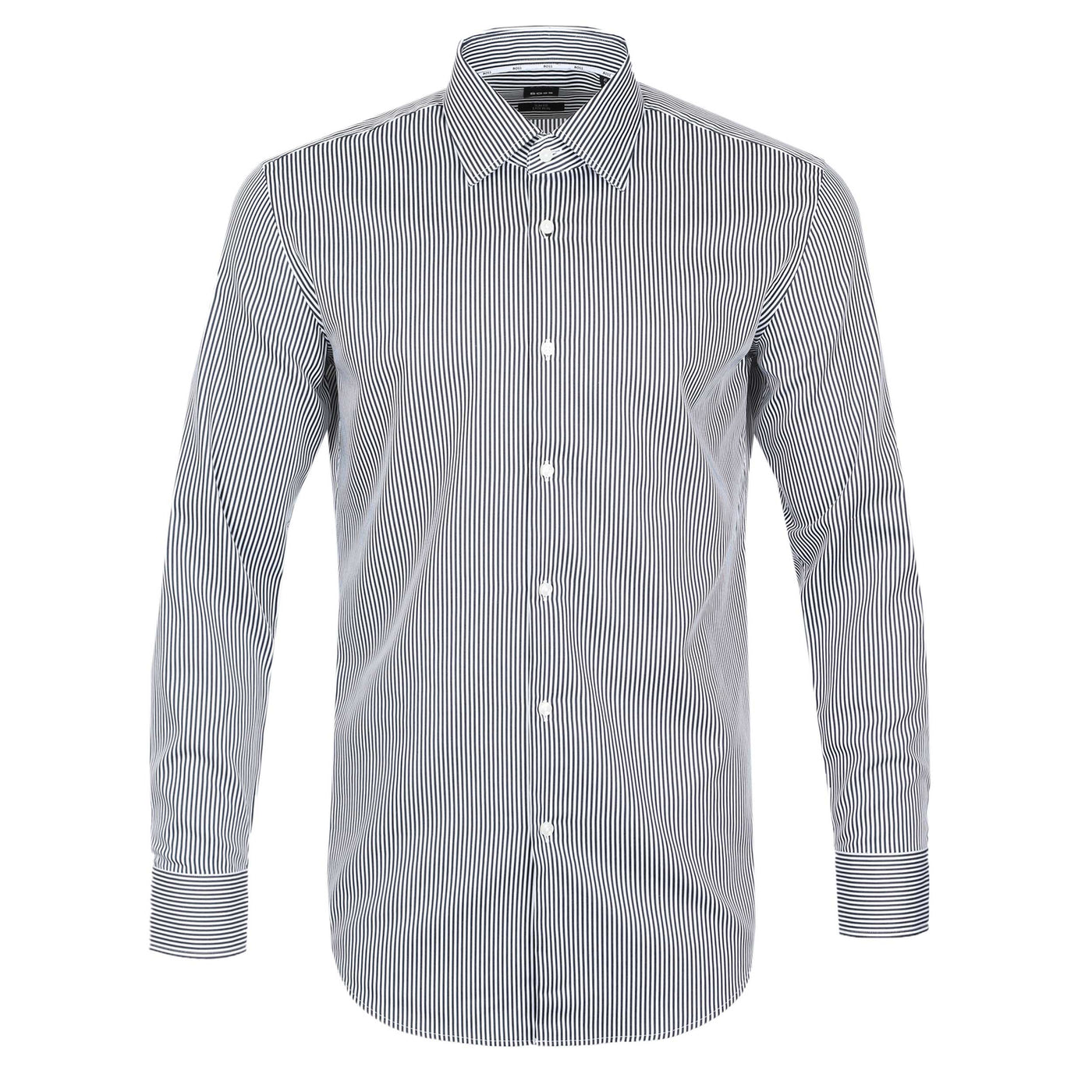 BOSS H Hank Kent C1 214 Shirt in Black Stripe