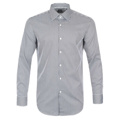 BOSS H Hank Kent C1 214 Shirt in Black Stripe