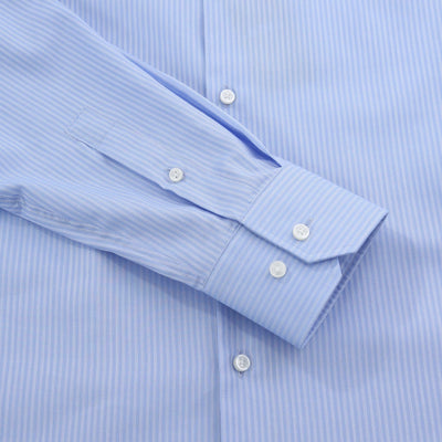 BOSS H Hank spr B1 C1 253 Shirt in Light Pastel Blue Cuff