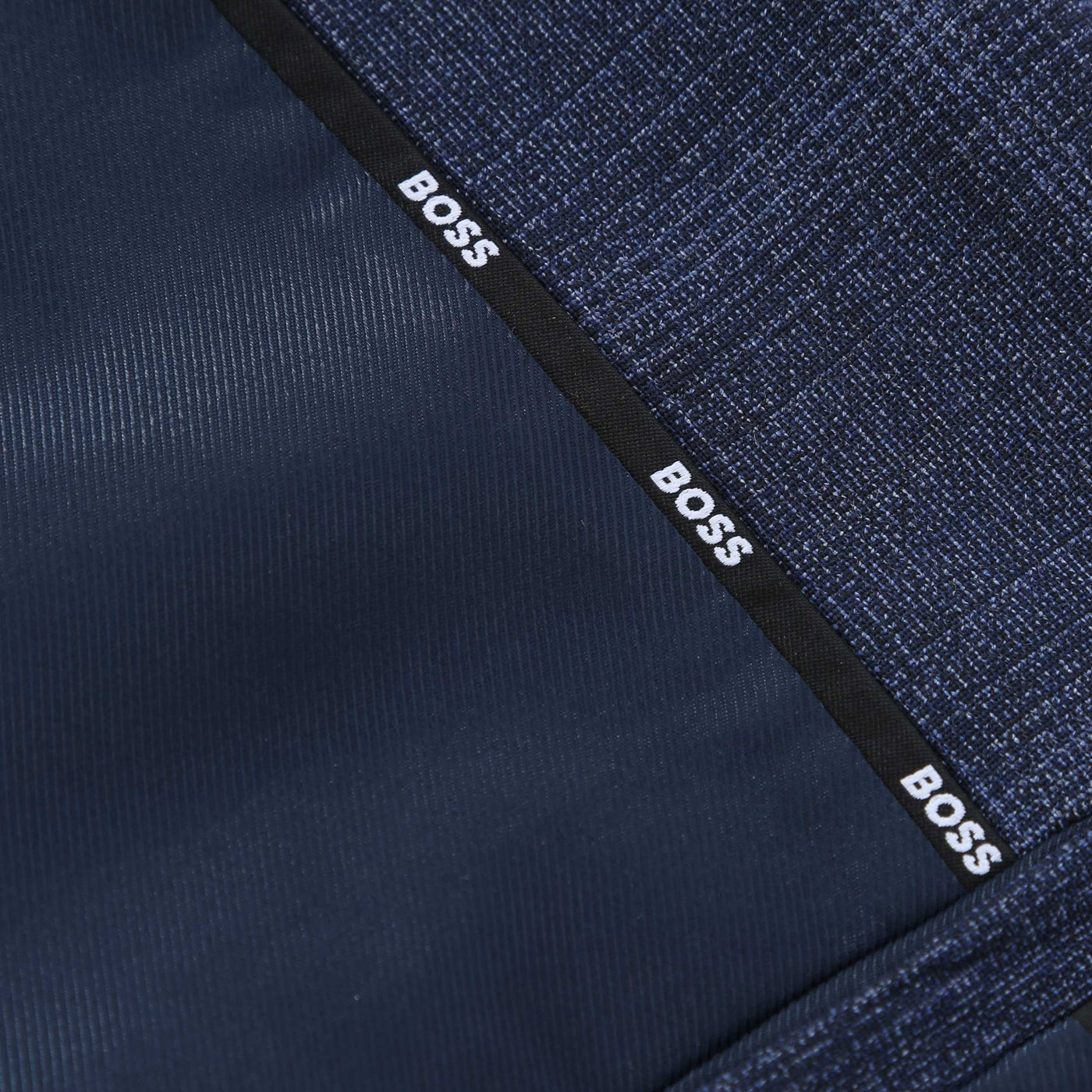 BOSS H Jasper MM C 224 Jacket in Navy Check Lining Detail