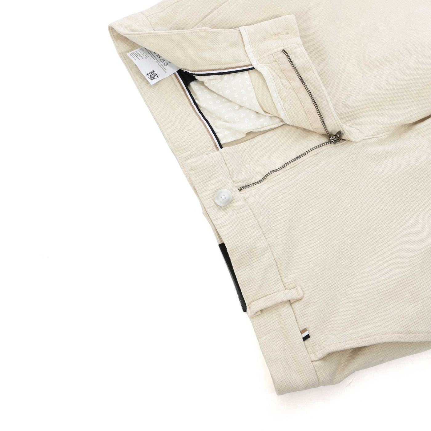BOSS H Slice Shorts1 Short in Open White Zip
