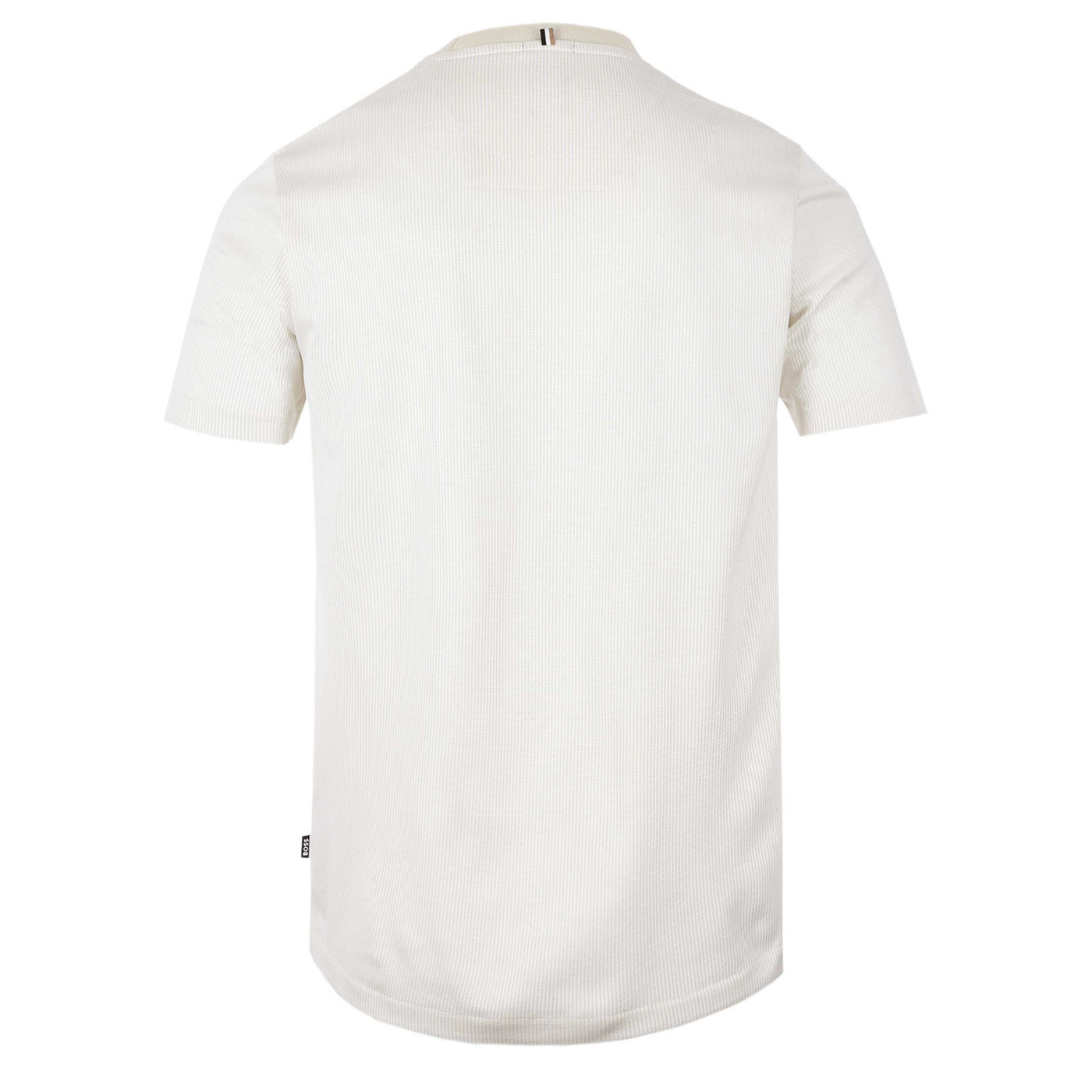 BOSS H Tiburt 431 T Shirt in Light Beige Back