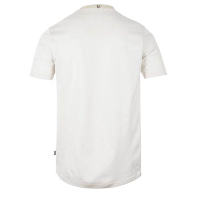 BOSS H Tiburt 431 T Shirt in Light Beige Back