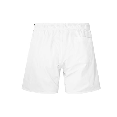 BOSS Iconic Swim Short in White Back