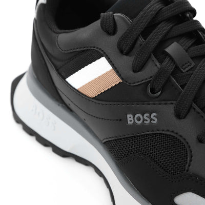 BOSS Jonah Runn mx Trainer in Black Logo