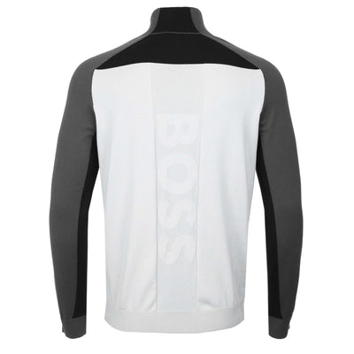 BOSS K Hydro X 1 Knitwear in Light Grey Back