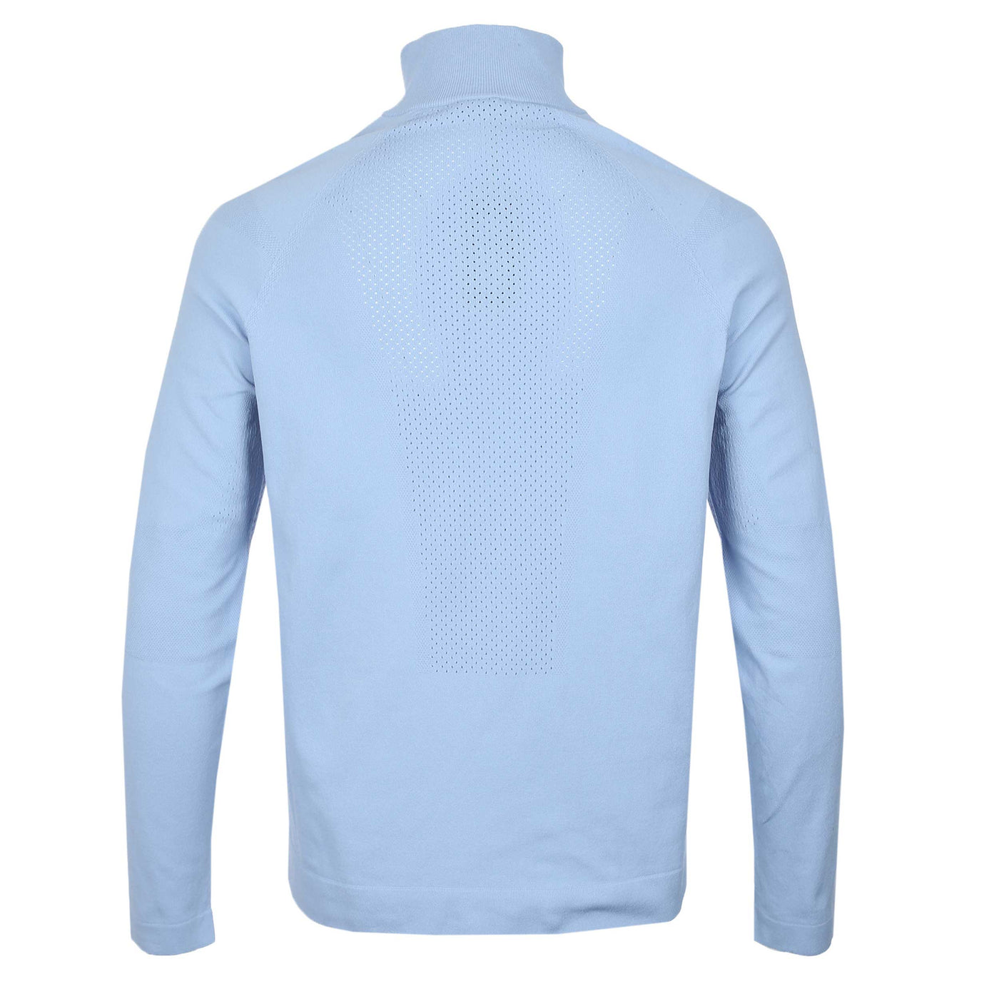 BOSS K Seamless Tech QZ Knitwear in Sky Blue