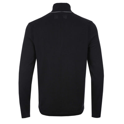 BOSS K_Ever-X_QZ Knitwear in Dark Ink Back