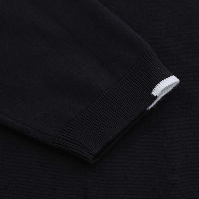 BOSS K_Ever-X_QZ Knitwear in Dark Ink Cuff