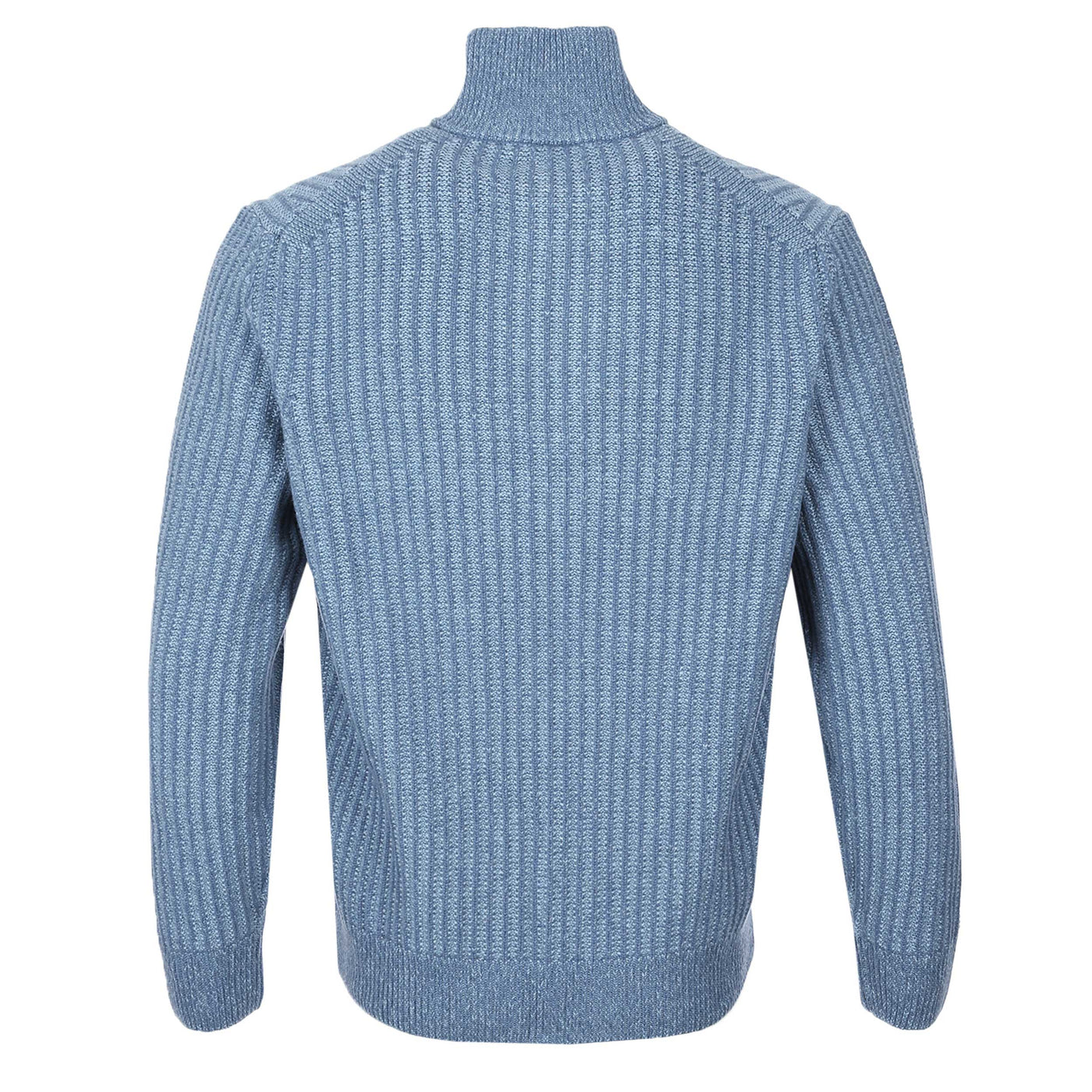 BOSS Kwinter Knitwear in Open Blue Back