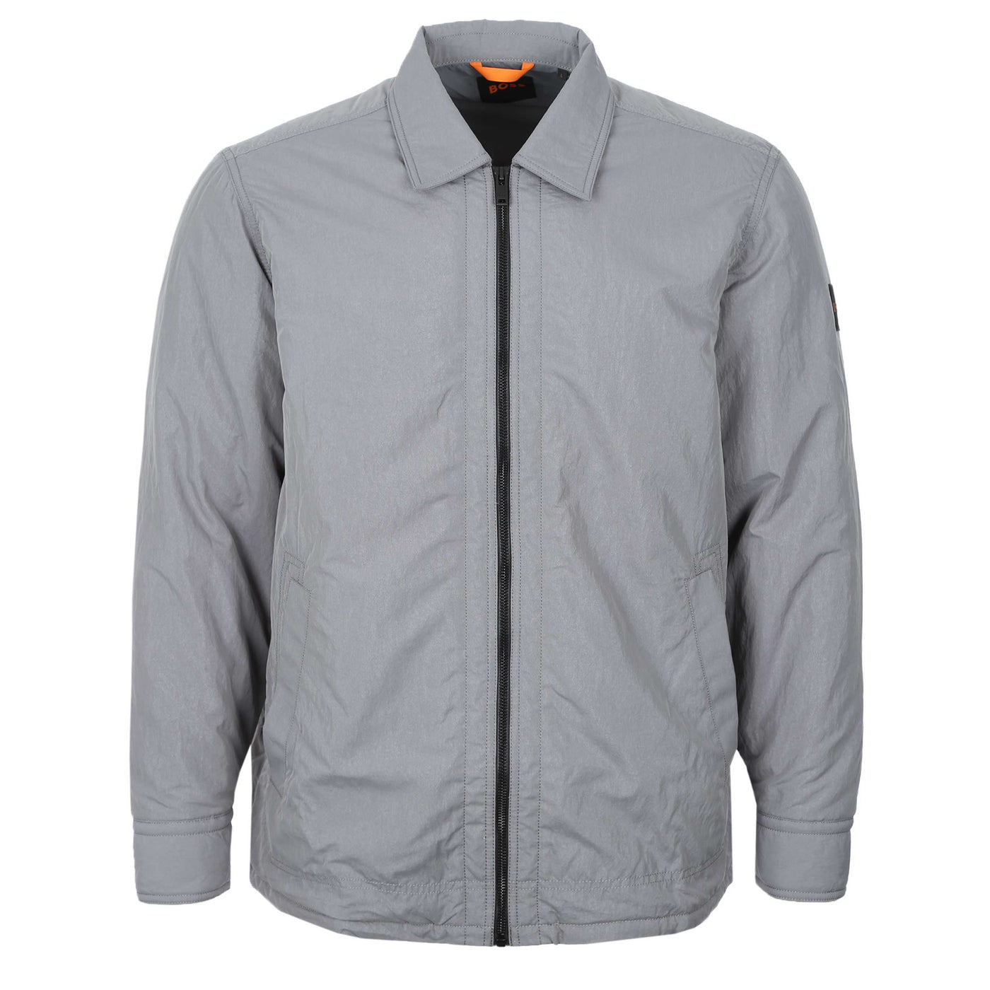 BOSS Leejay 1 M Overshirt in Open Grey