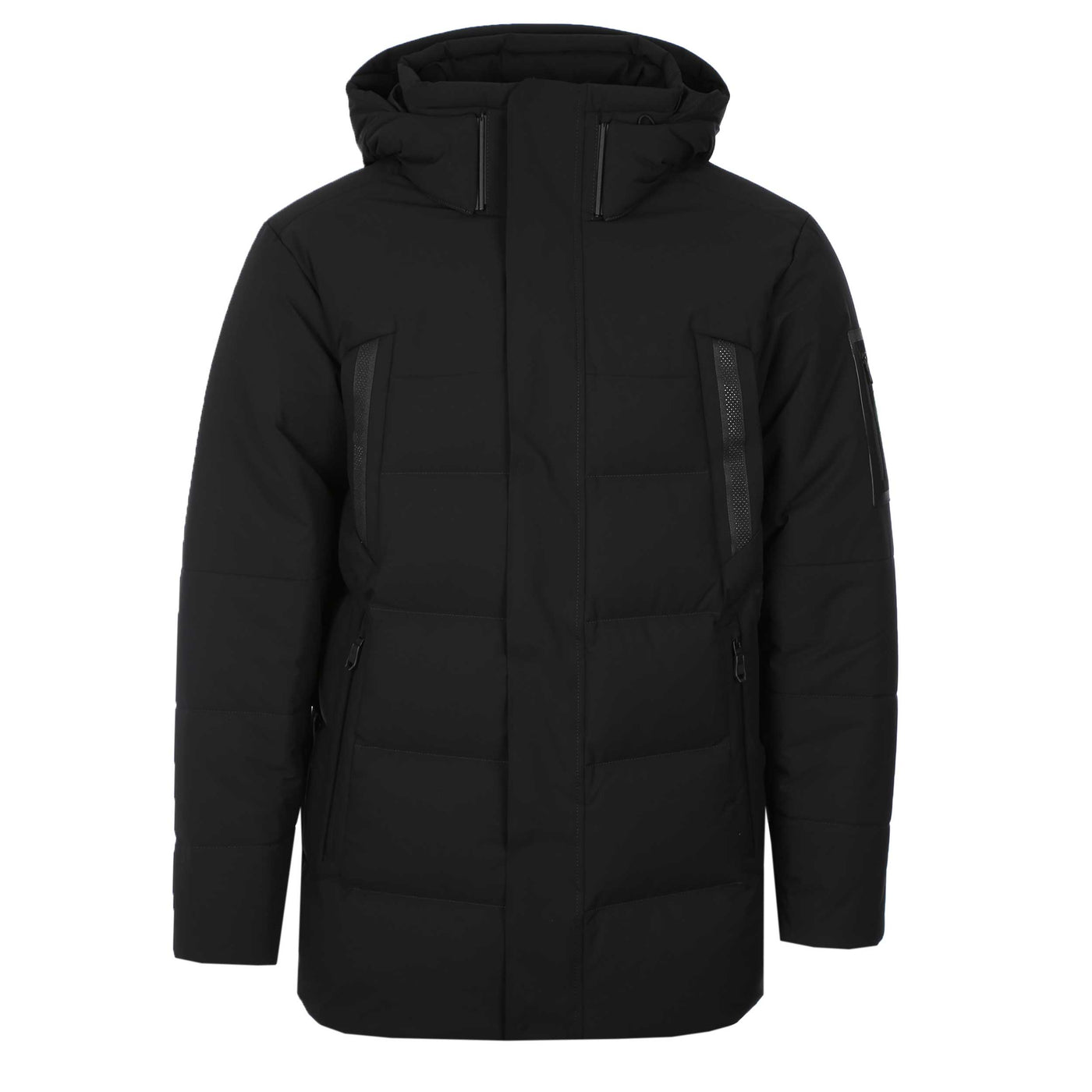 BOSS OW Block X Parka Jacket in Black