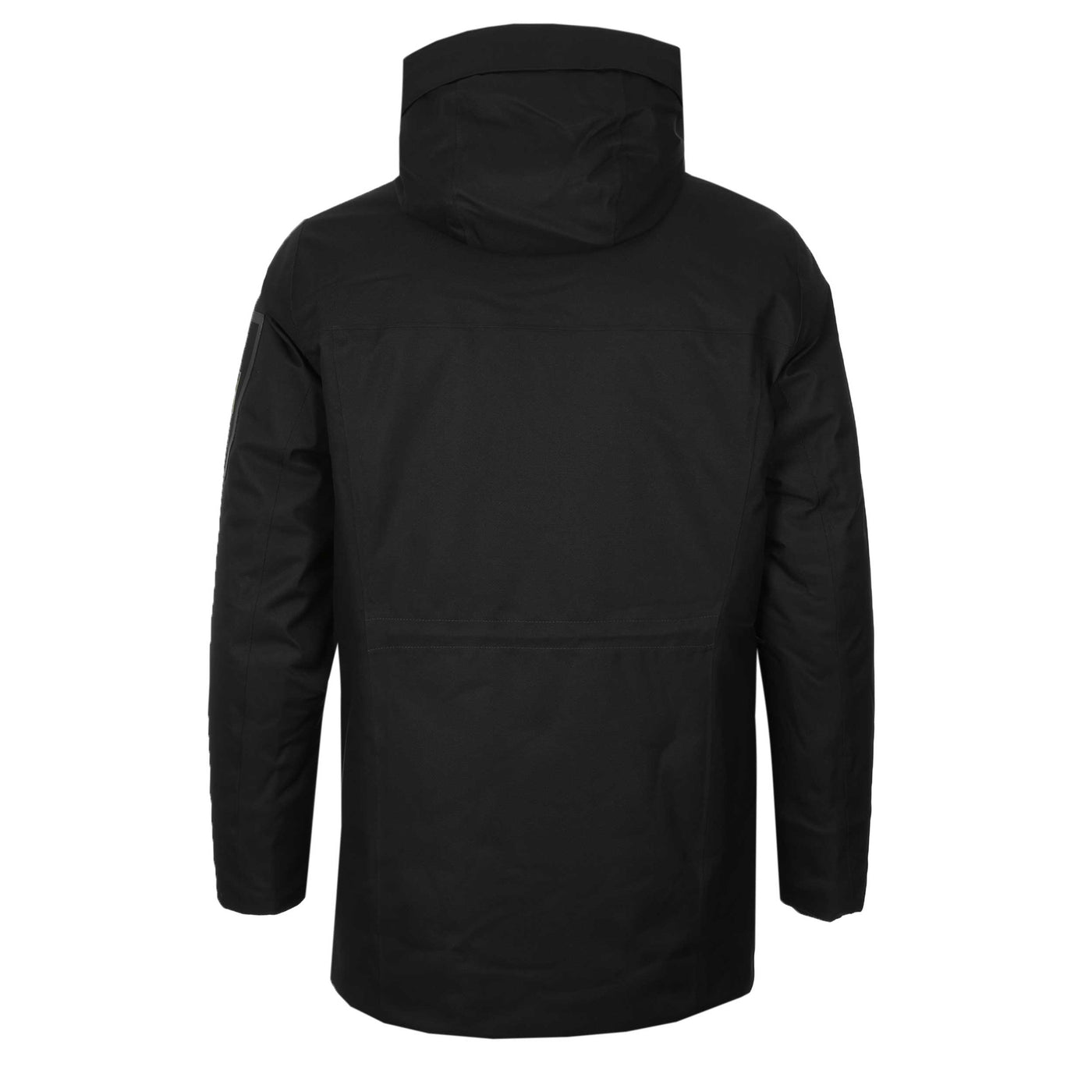 BOSS OW Hexatech Parka Jacket in Black Back