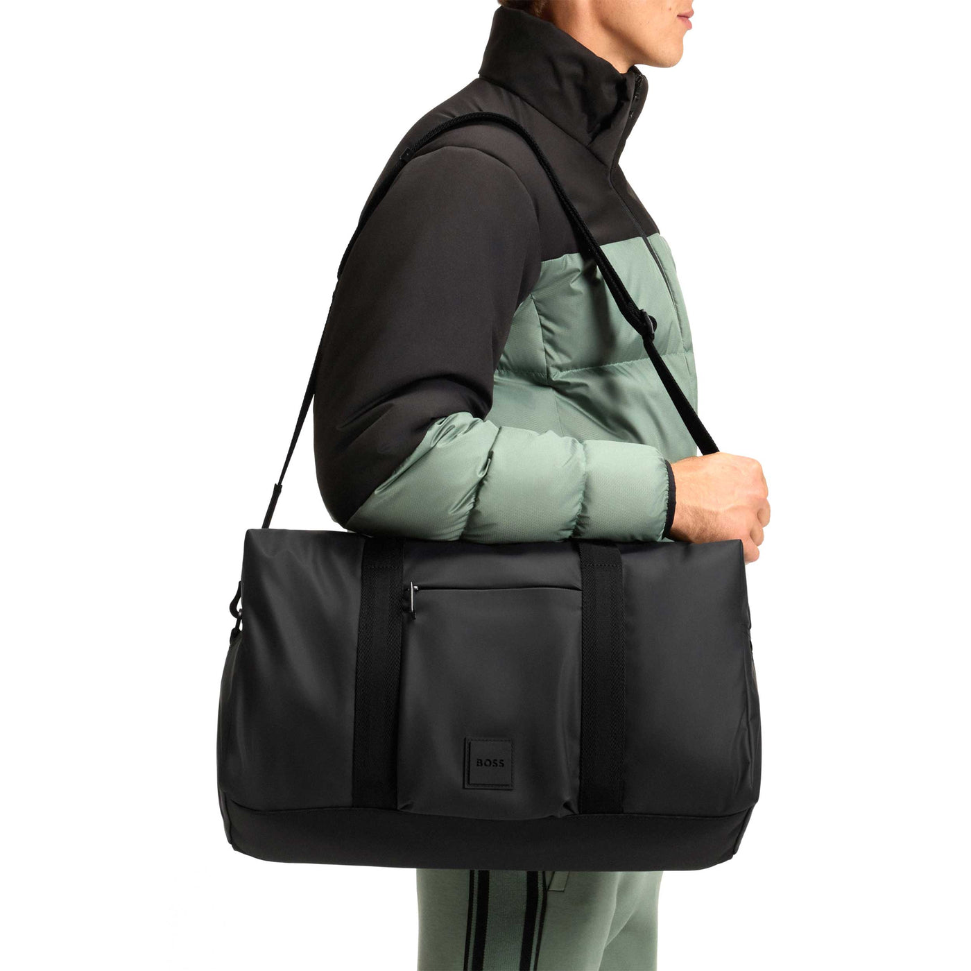 BOSS Oryo Holdall Gym Bag in Black Model