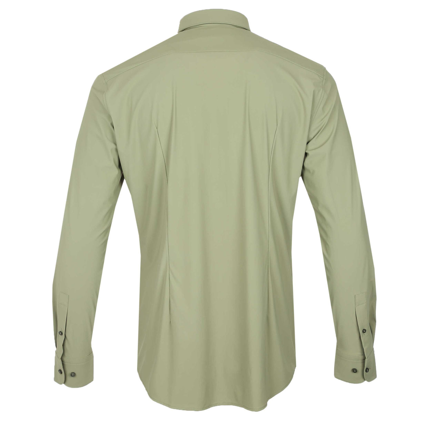 BOSS P Hank S Kent C1 222 Shirt in Khaki Back