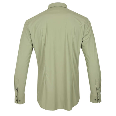 BOSS P Hank S Kent C1 222 Shirt in Khaki Back