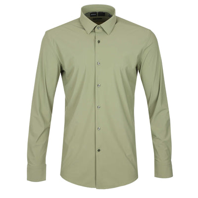 BOSS P Hank S Kent C1 222 Shirt in Khaki