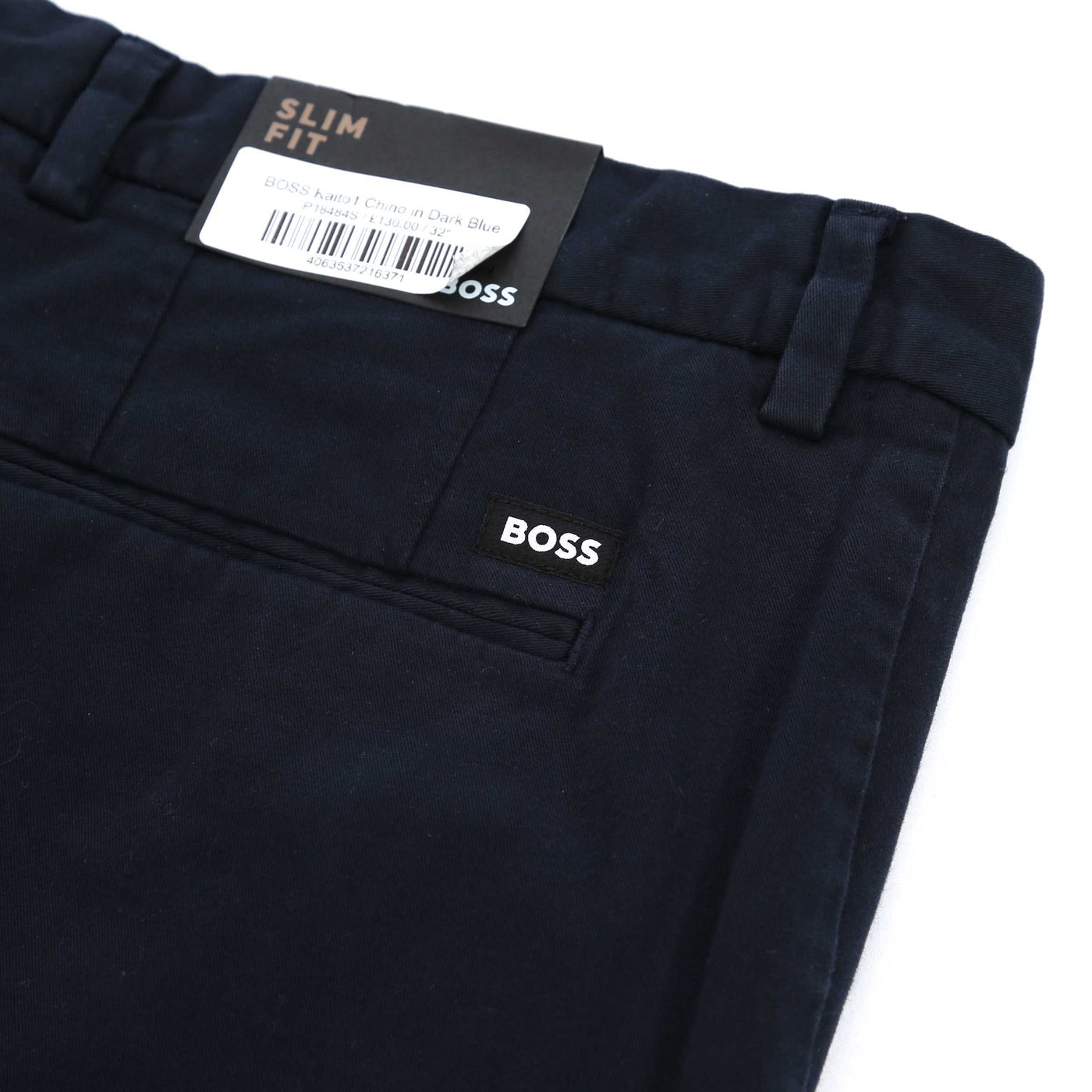 BOSS P Kaiton1 Chino in Dark Blue Logo