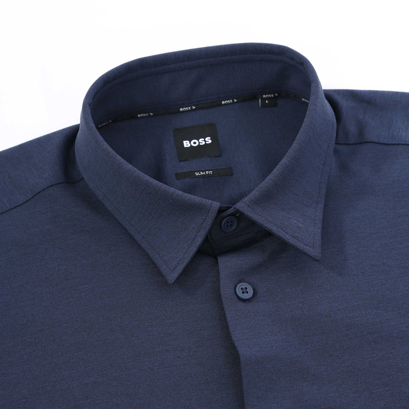 BOSS P Roan Kent C1 233 Shirt in Navy Collar