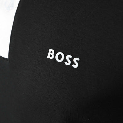 BOSS Paddy 3 Polo Shirt in Black Logo