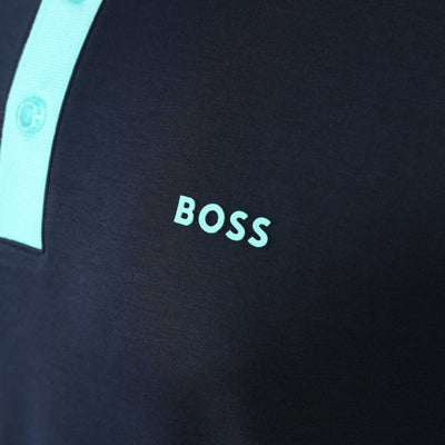 BOSS Paddy 3 Polo Shirt in Navy Logo