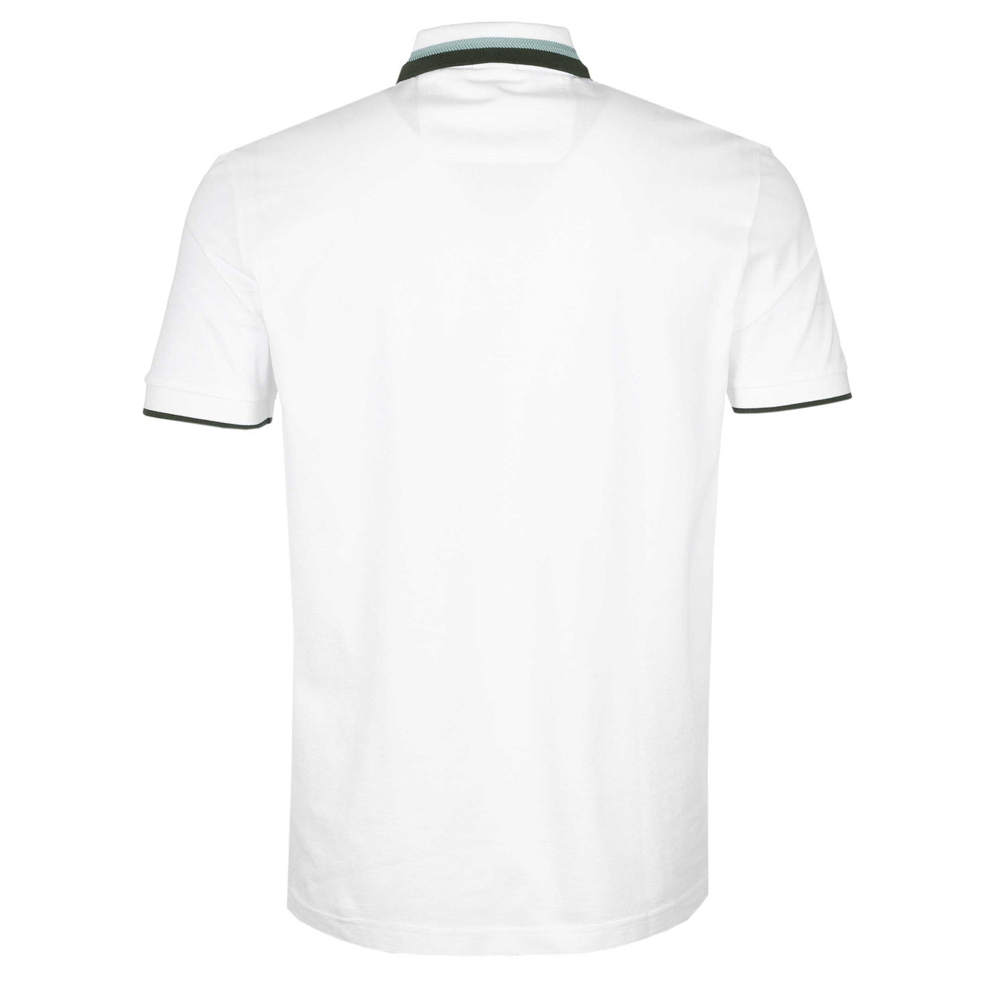 BOSS Paddy AP Heritage Polo Shirt in White Back
